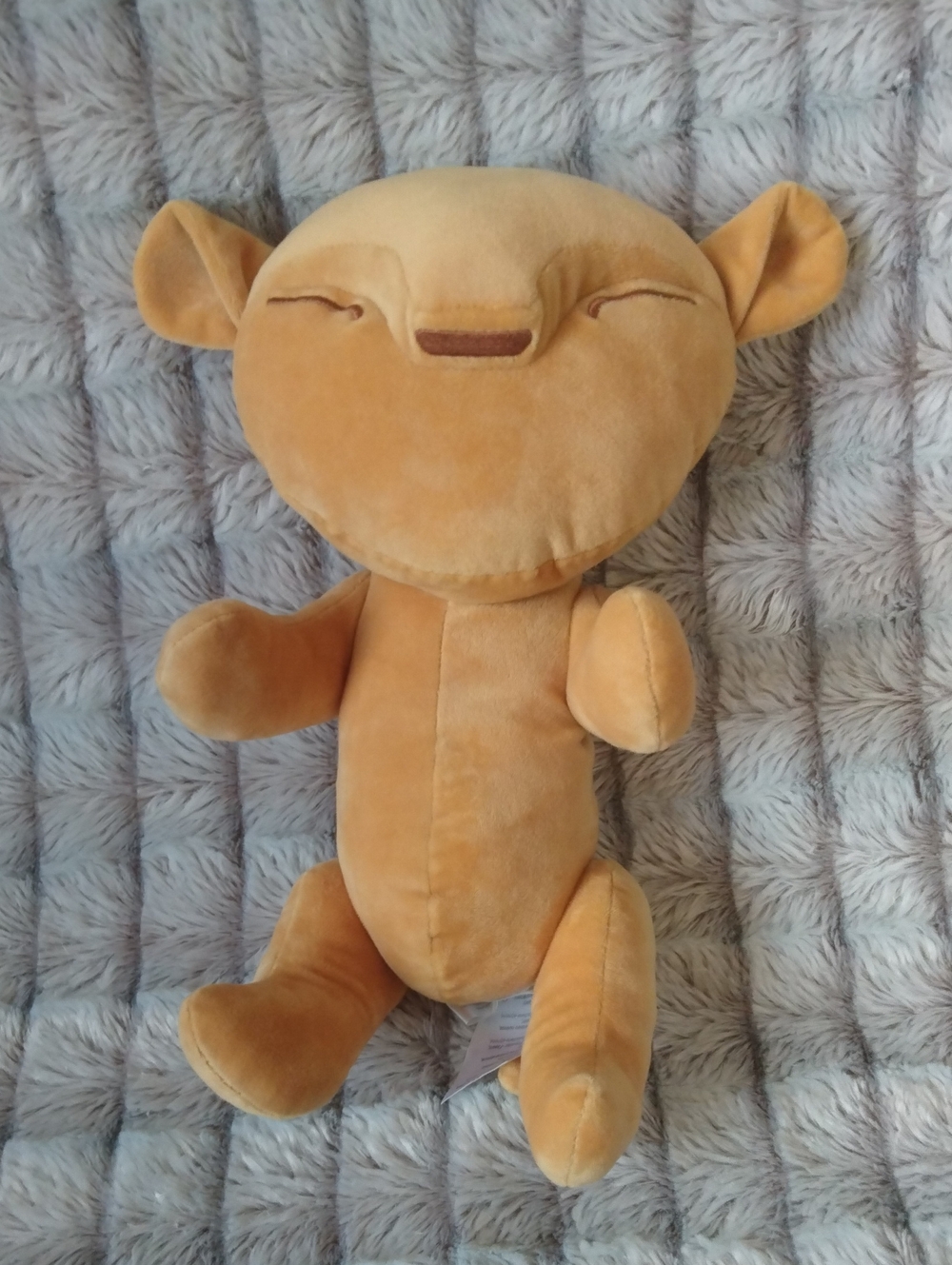 Disney Tan Plush Bear Stuffed Animal - Soft Golden-Tan Cuddly Toy